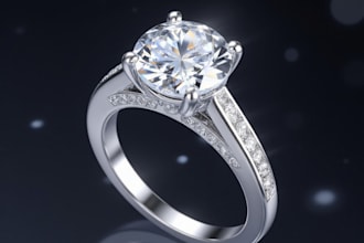 design your engagement ring jewelry for 3d printing, 3d jewelry accessories
