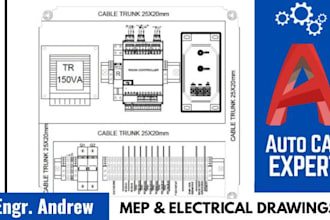 create electrical plan, sld, load calculations and panel schedules in autocad