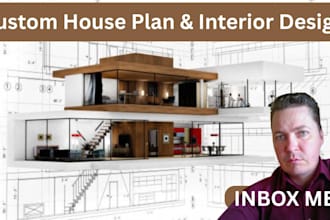 do architecture design, house building design, 2d to 3d floor, roof plan design