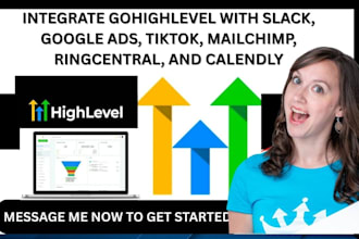 integrate gohighlevel slacks google ads tiktok mailchimp ringcentral calendly