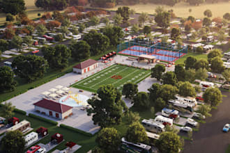 remodel 3d modern stadium,goif sport arena,landscape,golf simulator,goif course