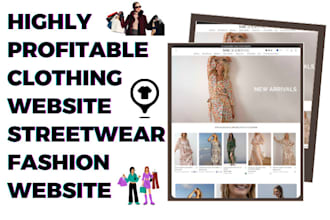 design clothing website streetwear website clothing brand store fashion website