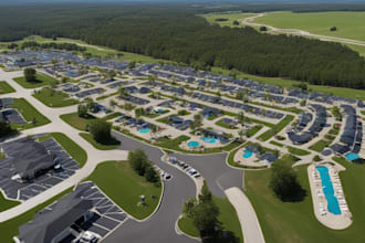 design rv park resort, campground, off road park design, land development
