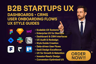 scalable b2b startups ux dashboard crms ux user onboarding flows ux style guide