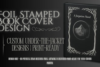 design foil stamp book cover art