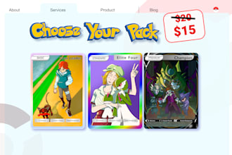 illustrate your custom pokemon card
