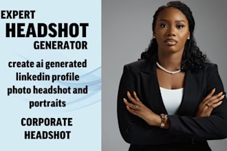 create ai generated linkedin profile corporate headshots using your selfies