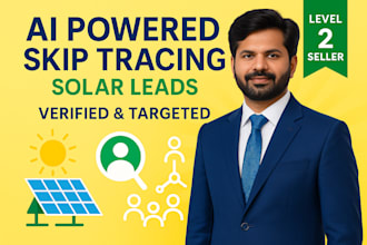 provide ai powered skip tracing for solar leads