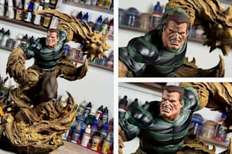 3d sculpt 3d print and paint your 3d anime model 3d miniature stl 3d printing