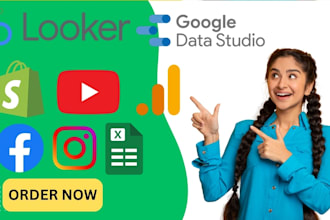 connect data sources facebook instagram ads google analytics to looker studio