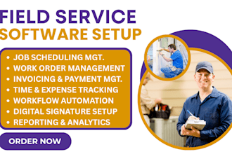setup field service software crm for home services servicetitan fieldedge jobber