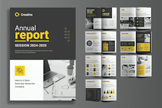 do company profile, brochure, proposal, annual report and employee handbook