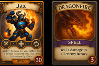 design card game design card game art card game box card template board design