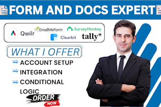 create qwilr form growform emailme  form clearbit form survey monkey tally form
