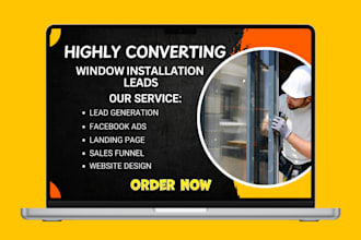 window tint leads door, window installation leads window repair landing page