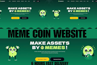 create meme coin website meme website pepe website crypto meme coin website