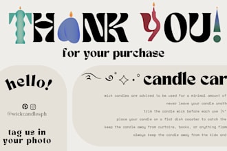 design custom business or thank you cards