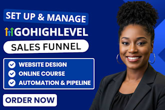 set up gohighlevel sales funnel landing page go high level course