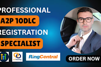 do a2p 10dlc gohighlevel a2p registration, twilio tcr registration, ringcentral