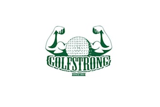 create winning golf strong logo