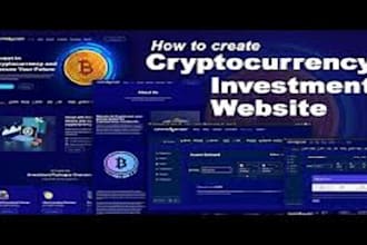 develop meme coin website, presale website, crypto and ico website