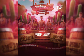 design eye catching party event flyers