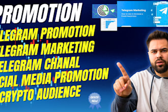 promote your telegram channel to a real and targeted audience