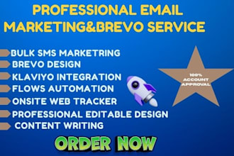 setup klaviyo email flow bulk email blast design brevo automation workflows html