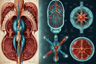 do medical, scientific and biology illustrations for you