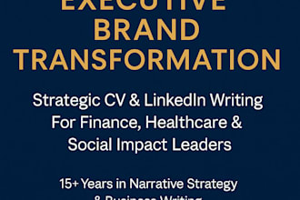 craft linkedin profiles that build executive authority
