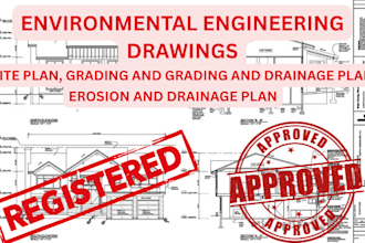 design grading and drainage plan, site plan, erosion and sediment plan