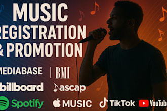 promote your music on spotify, youtube, tiktok,  instagram and organic growth
