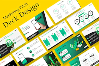 design business sales pitch deck, powerpoint presentation, PPT slides, marketing