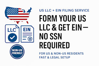 form your US llc, apply for your ein as a non US or US resident