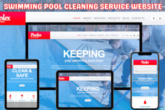 pool cleaning website swimming pool website pool renovation construction website