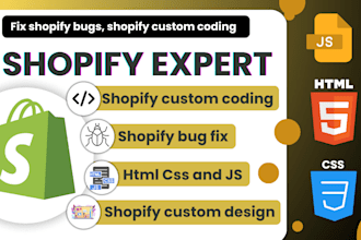 do shopify custom coding fix shopify bugs error and optimize store speed