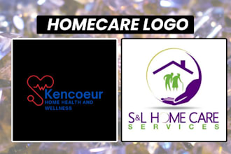 home care logo medical healthcare  dental, hospital flyer brochure