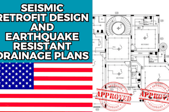 seismic retrofit design and earthquake resistant drainage plans