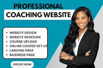 create coaching website life coaching website design website