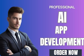 develop ai software, ai web application ai mobile app