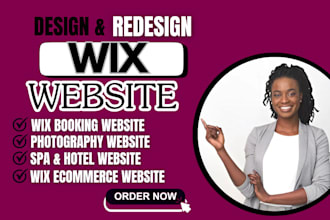 do wix photography website portfolio hotel hair salon booking spa website