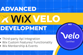 do custom wix website wix velo code development wix api wix features wix velo