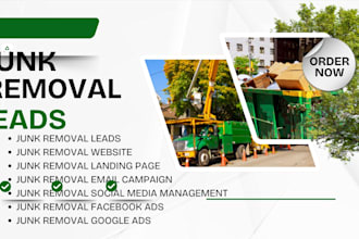 generate junk removal leads junk removal website junk removal lead generation