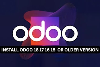 customize install and deploy odoo 18, 17, 16, 15 or older version