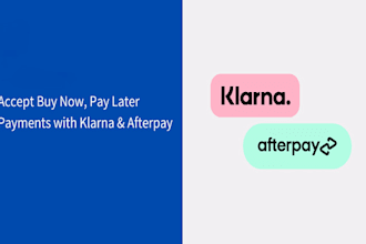 integrate payment gateway like afterpay, stripe, authorize, klarna to your store