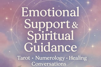 compassionate listener with tarot or numerology guidance
