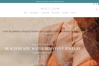 do jewelry shopify store luxury gold chain necklace fashion dropshipping store