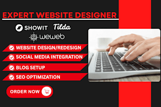 clone edit design wordpress wix webflow square showit tilda webador website
