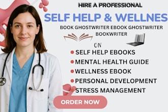 write medical backed ebook on mental health, wellness, personal development