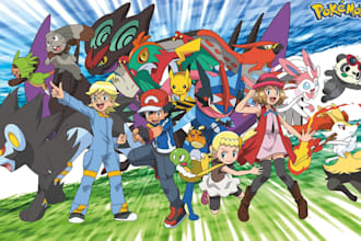 draw custom pokemon trainer pokemon art pokemon sprite fakemon pixel art style